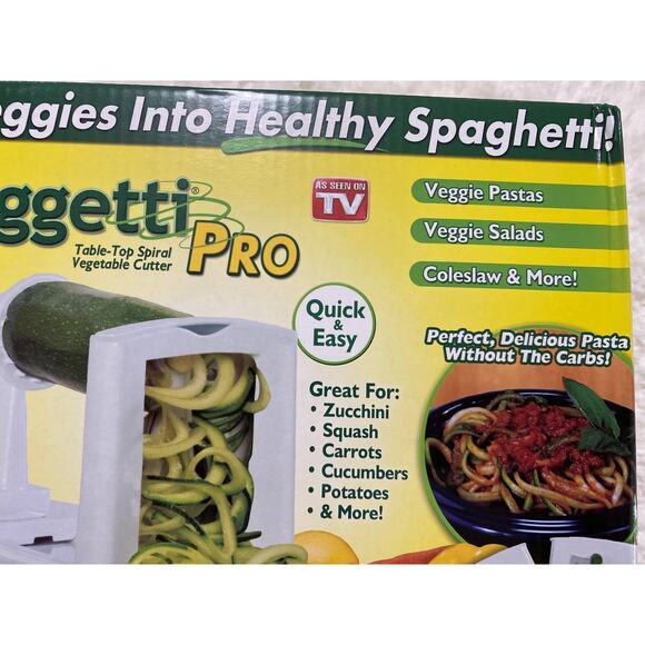 Veggetti Pro Tabletop Spiral Vegetable Cutter NEW - Picture 8 of 13